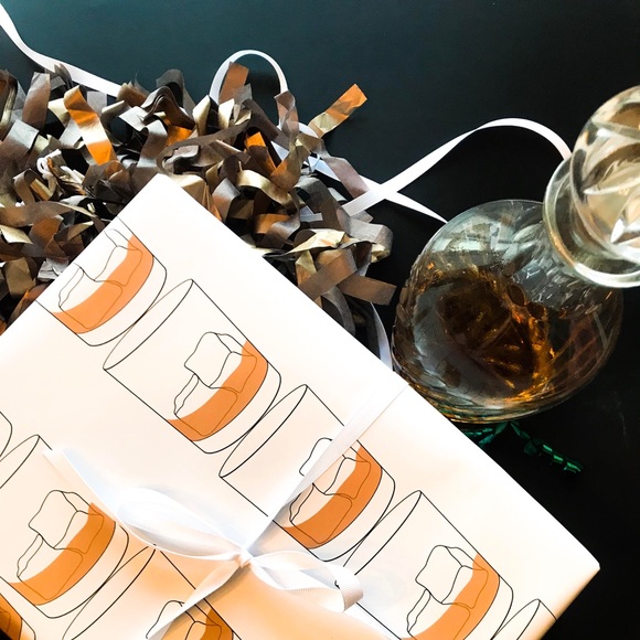 Whiskey print wrapping paper - Picture 8 of 8